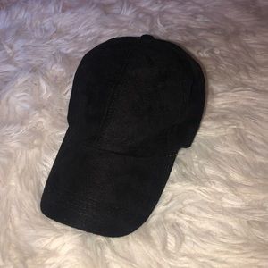 Suede Black Hat